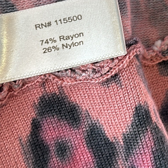 Boston Proper Leopard Print Wild Blush Open-Front Peplum Cardigan +Measurements! - Picture 9 of 14